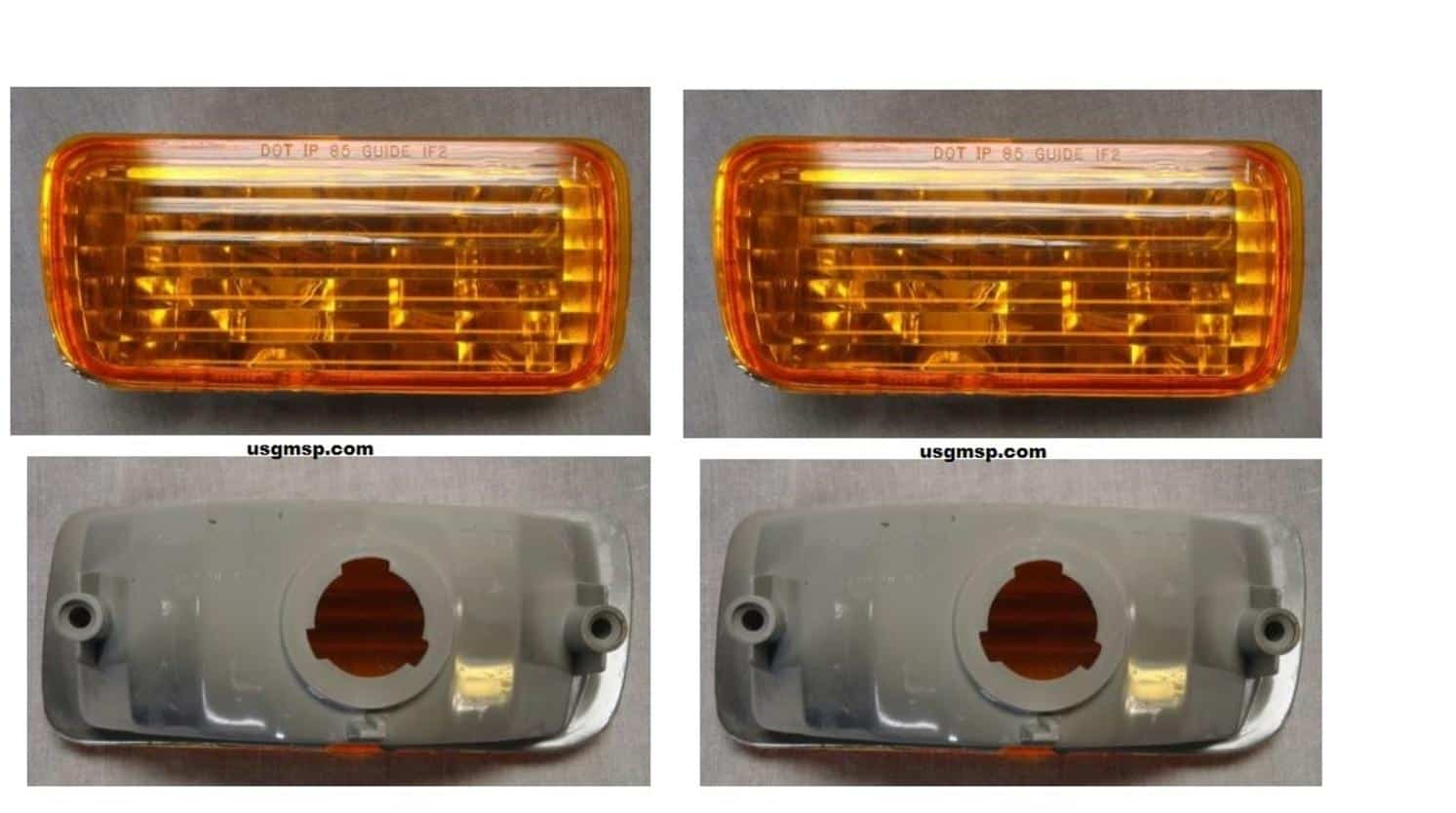 Park Lamp: 85-92 Camaro Turn Lamp (Amber - GM) Each  NOS GM